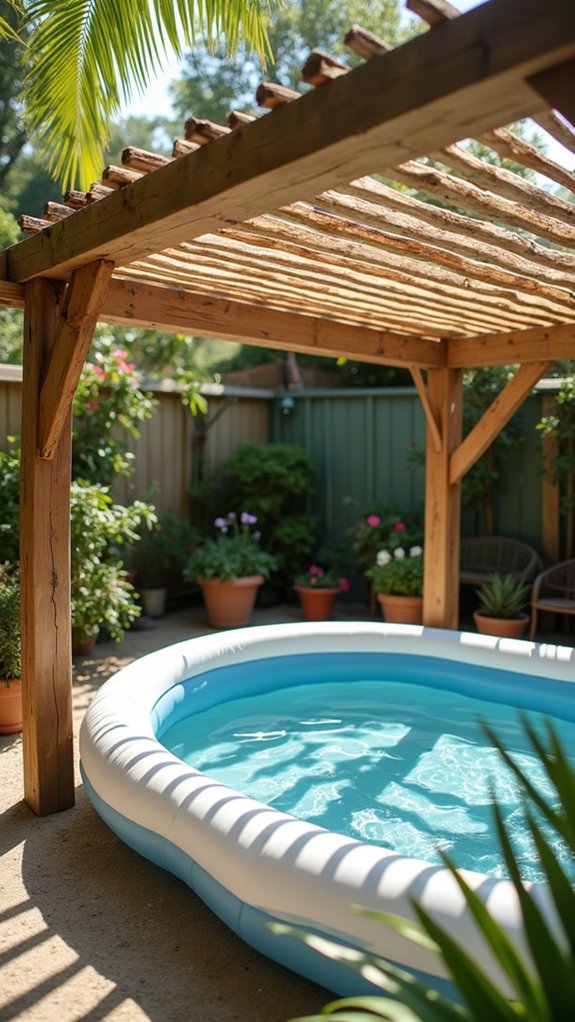 22 Quick Temporary Pool Shade Ideas For Instant Protection sturdy diy pool shade