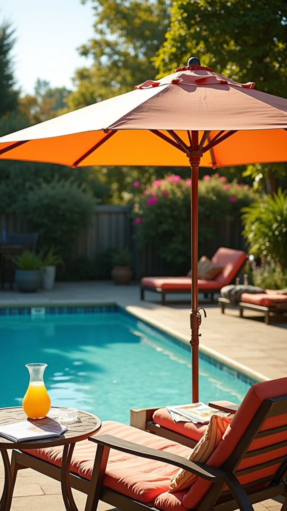 18 Easy Pool Shade Umbrella Ideas For Quick Relief sturdy umbrella base weight
