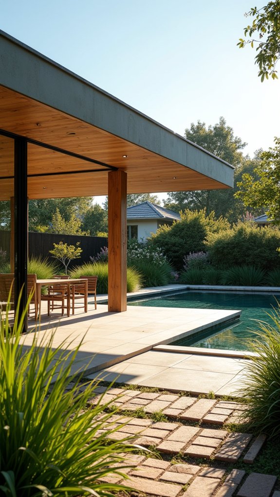 19 Modern Pool Gazebo Design Ideas With Clean Geometry stylish outdoor relaxation space
