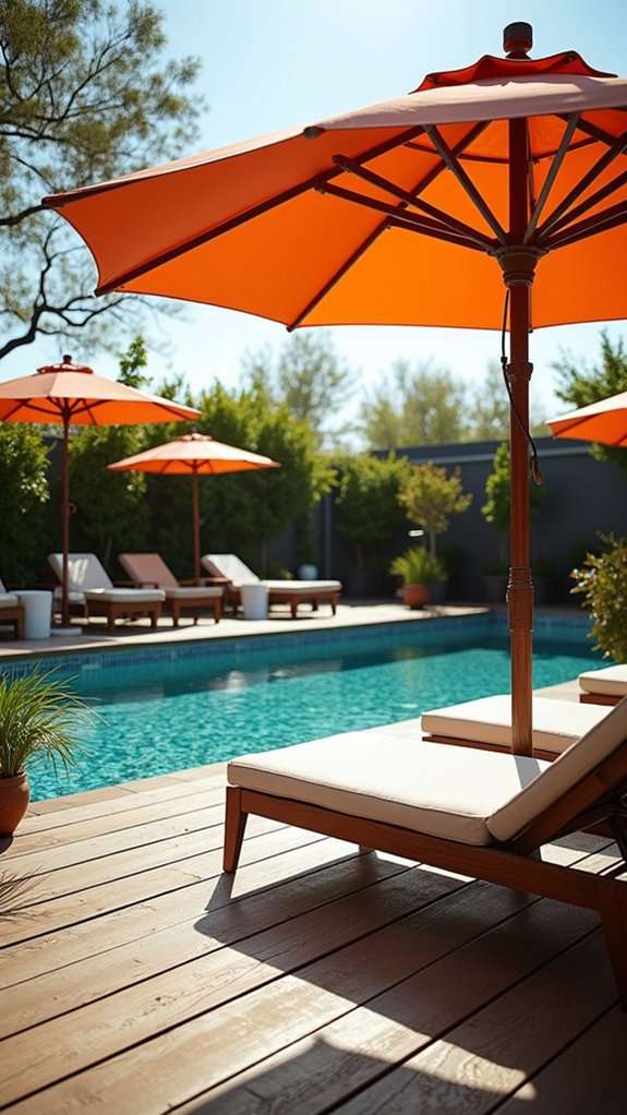 18 Stylish Pool Cabana Furniture Ideas That Complete the Look stylish shade for poolside