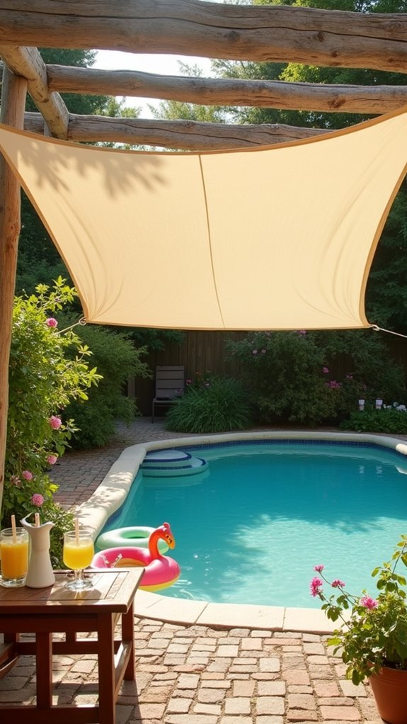 22 Quick Temporary Pool Shade Ideas For Instant Protection stylish uv blocking shade solution