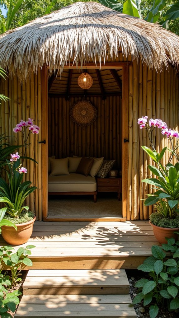 22 Tropical Pool Cabana Ideas That Feel Vacation Ready sustainable eco friendly cabana design