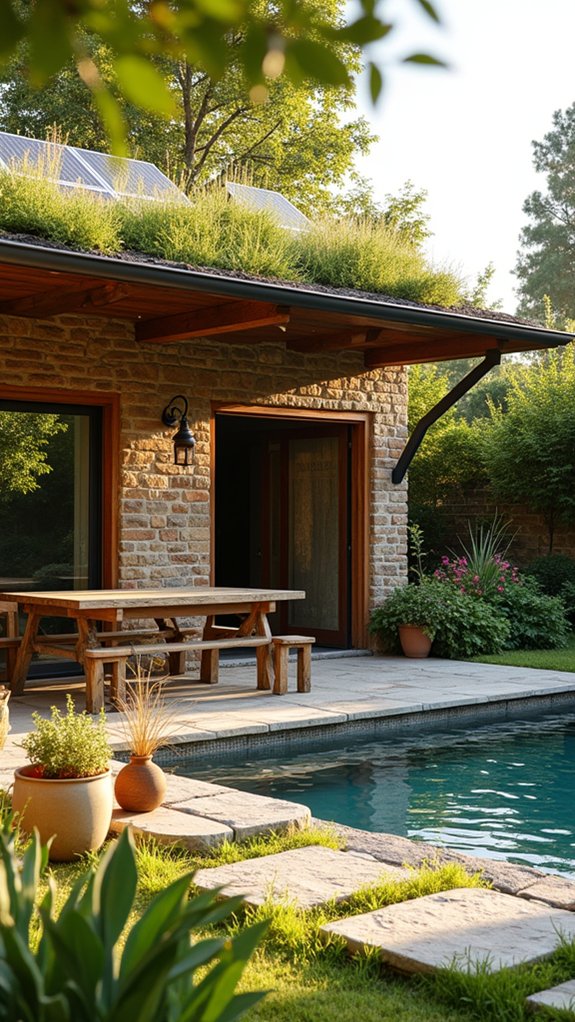 23 Elegant Pool House With Gazebo Ideas For Outdoor Gatherings sustainable outdoor living space