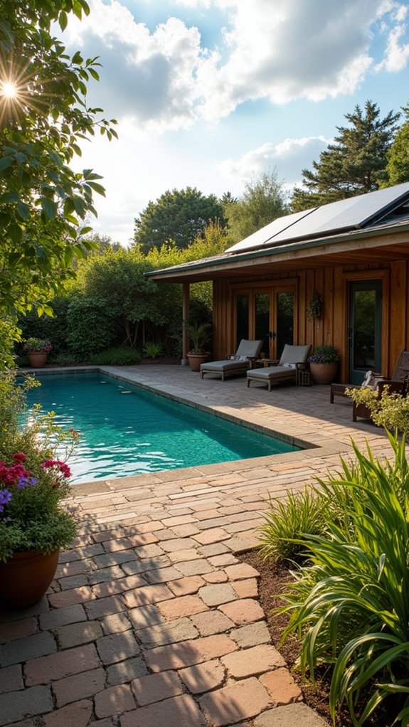 20 Handy DIY Pool House Ideas You Can Build Yourself sustainable outdoor pool house