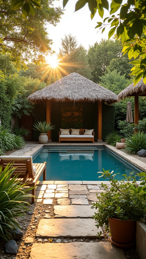 20 Luxury Pool Cabana Ideas With Upscale Details sustainable pool cabana design