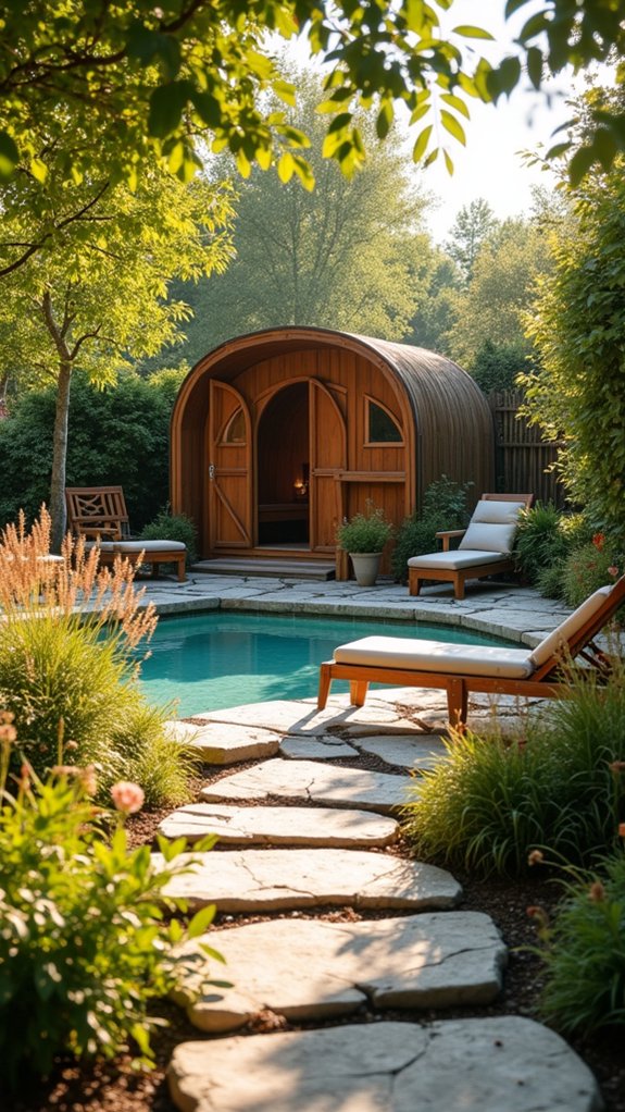 20 Relaxing Pool House With Sauna Ideas For Spa Style Living sustainable relaxation in nature