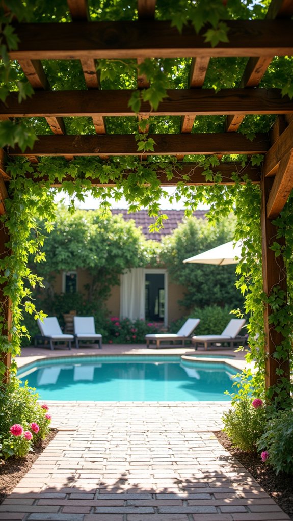 24 Beautiful Pool Gazebo Ideas That Add Shade and Structure timeless elegance with shade