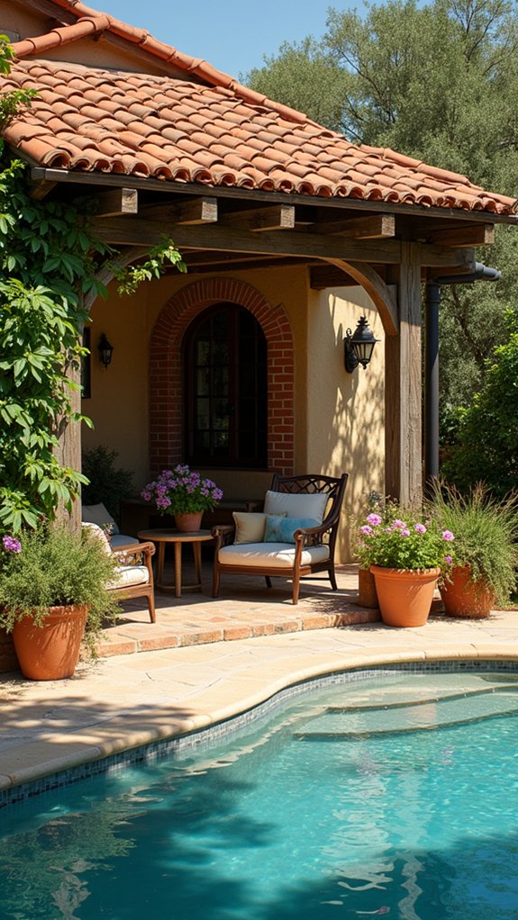 25 Mediterranean Pool Pergola Ideas With Timeless Elegance timeless mediterranean outdoor retreat