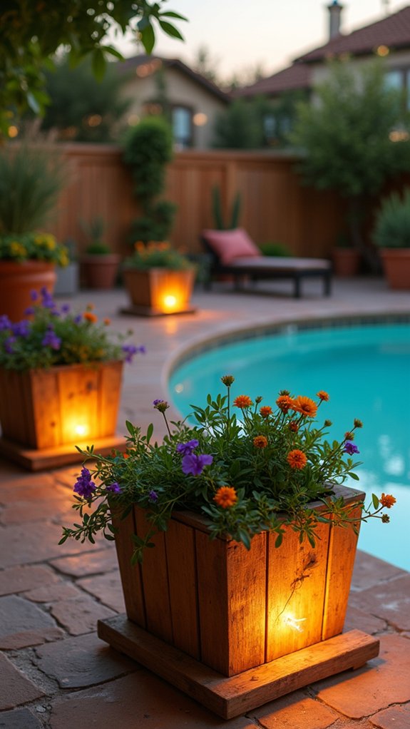 20 Cozy Patio Lighting Around Pool Ideas That Make Evenings Last Longer tranquil illuminated outdoor oasis