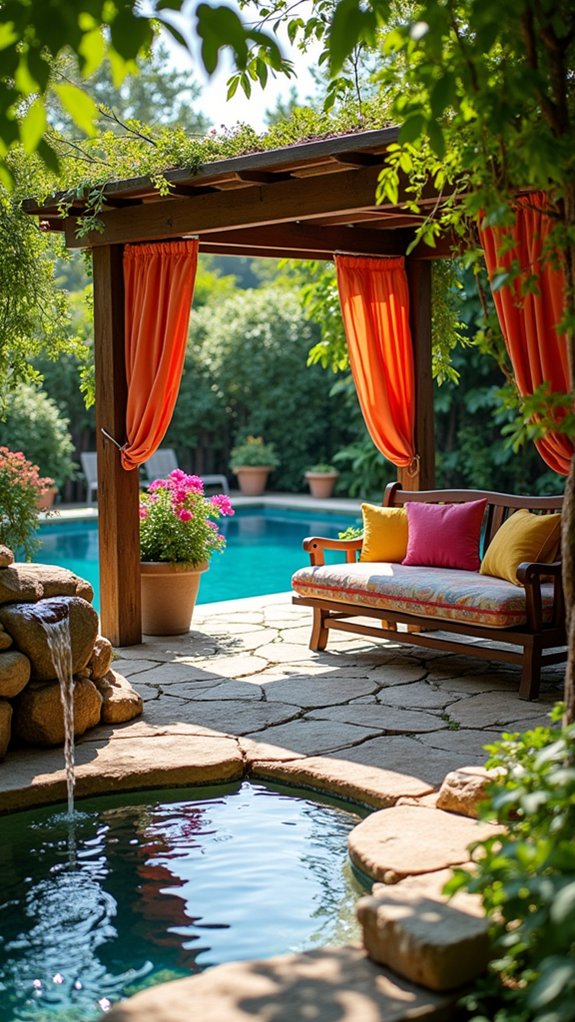 23 Creative Pool Cabana Decorating Ideas With Personality tranquil oasis with water