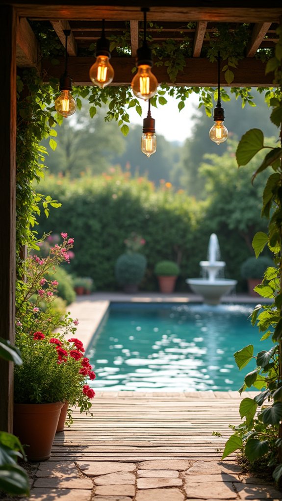 24 Lush Pool Garden Lighting Ideas That Bring Plants to Life transform your garden s ambiance