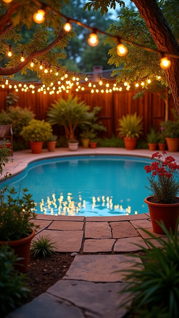 19 Stylish Above Ground Pool Lighting Ideas That Look Professionally Done transformative cozy pool lighting