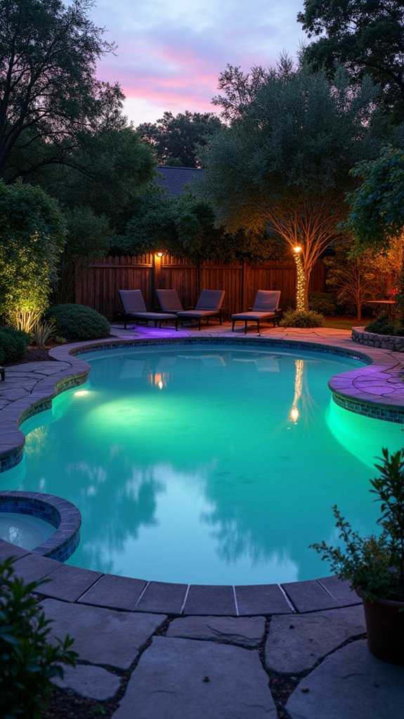 22 Calm Pool Enclosure Lighting Ideas That Feel Serene at Night transformative evening pool ambiance