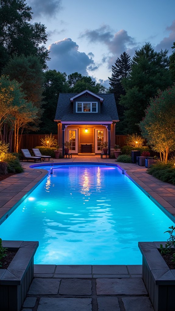 18 Elegant Pool Lighting Looks That Add Soft Sophistication transformative evening pool ambiance