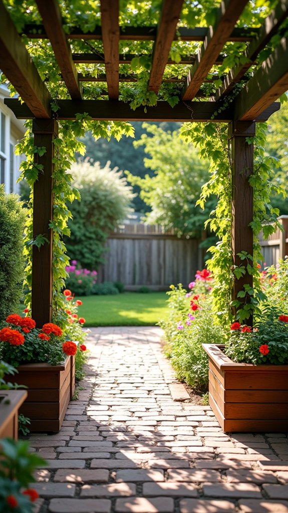 24 Thoughtful Pool Pergola Ideas That Add Style and Shade transformative outdoor planter design
