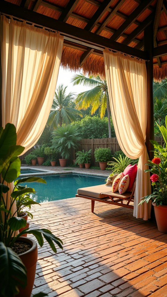 22 Tropical Pool Cabana Ideas That Feel Vacation Ready tropical cabana paradise retreat
