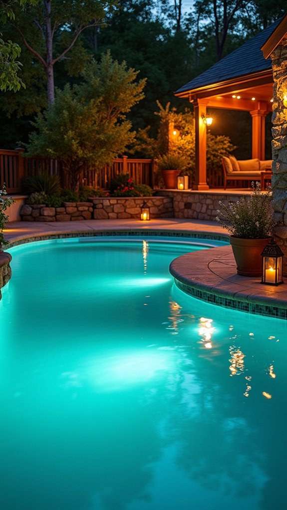 20 Romantic Pool Wedding Lighting Ideas That Feel Magical underwater led lighting magic