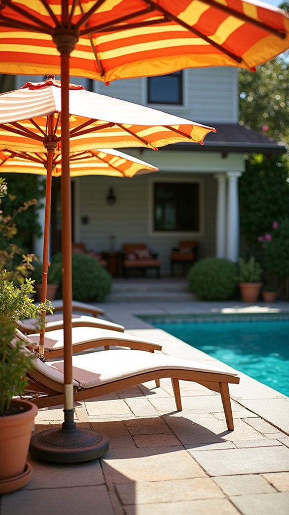 18 Easy Pool Shade Umbrella Ideas For Quick Relief uv protection and adjustability
