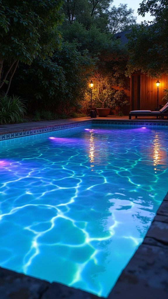 22 Bright Underwater Pool Lighting Ideas That Make Swims More Fun versatile customizable pool lighting