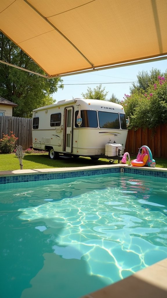 22 Quick Temporary Pool Shade Ideas For Instant Protection versatile instant shade solution