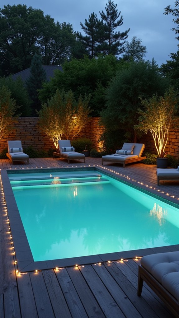 18 Elegant Pool Lighting Looks That Add Soft Sophistication versatile led strip lighting