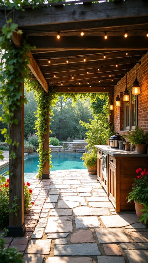 24 Practical Pool Pergola With Kitchen Ideas For Outdoor Cooking versatile outdoor cooking experience
