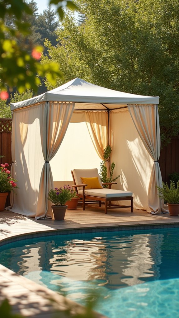 22 Quick Temporary Pool Shade Ideas For Instant Protection versatile outdoor shade solution