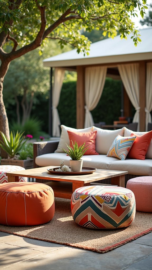 18 Stylish Pool Cabana Furniture Ideas That Complete the Look versatile poolside seating solution