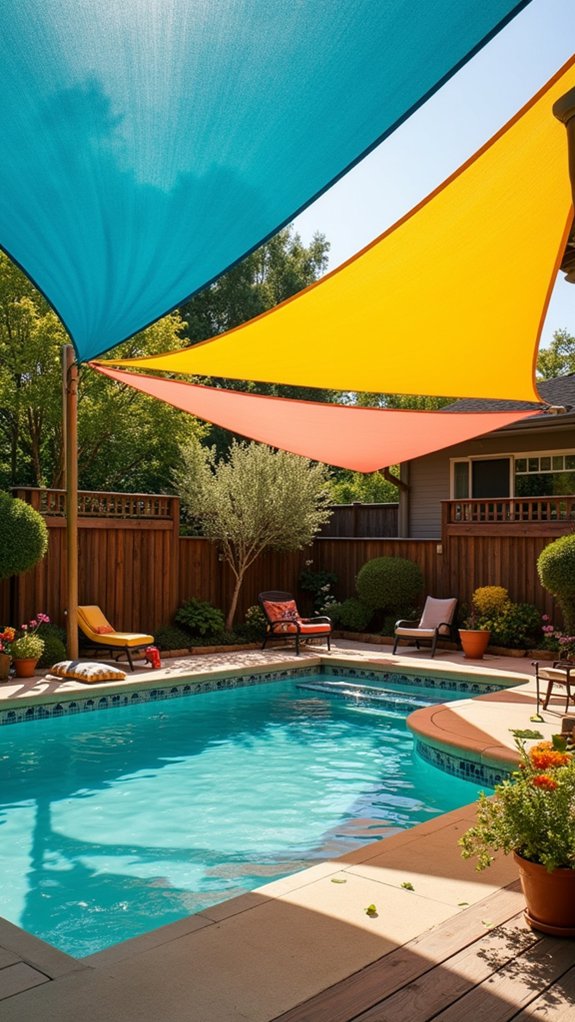 24 Clever Pool Shade Ideas That Help Beat the Sun versatile stylish pool shade