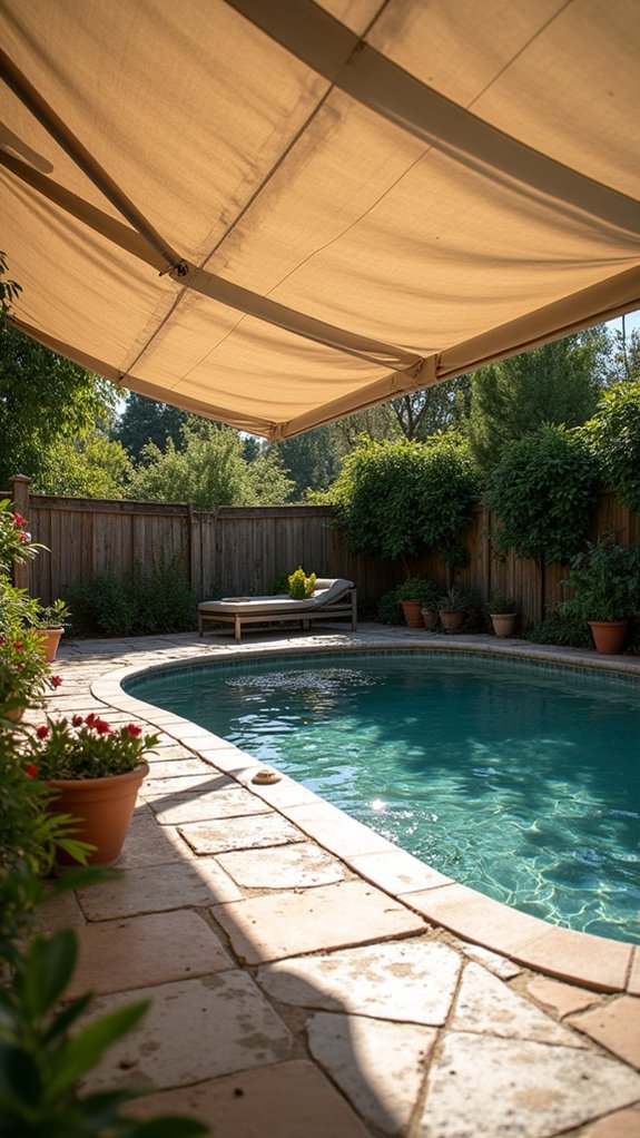 20 Flexible Movable Pool Shade Ideas For Changing Sunlight versatile stylish shade solution