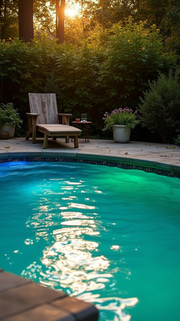 21 Brilliant Pool Lighting Ideas That Change Your Nighttime Atmosphere vibrant adjustable pool lighting