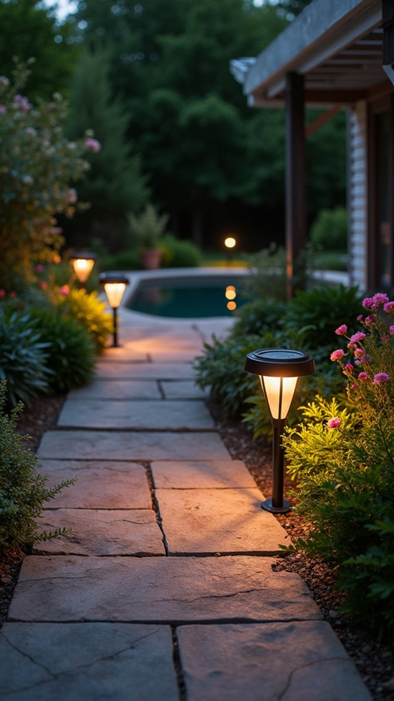 18 Elegant Pool Lighting Looks That Add Soft Sophistication vibrant eco friendly outdoor lighting