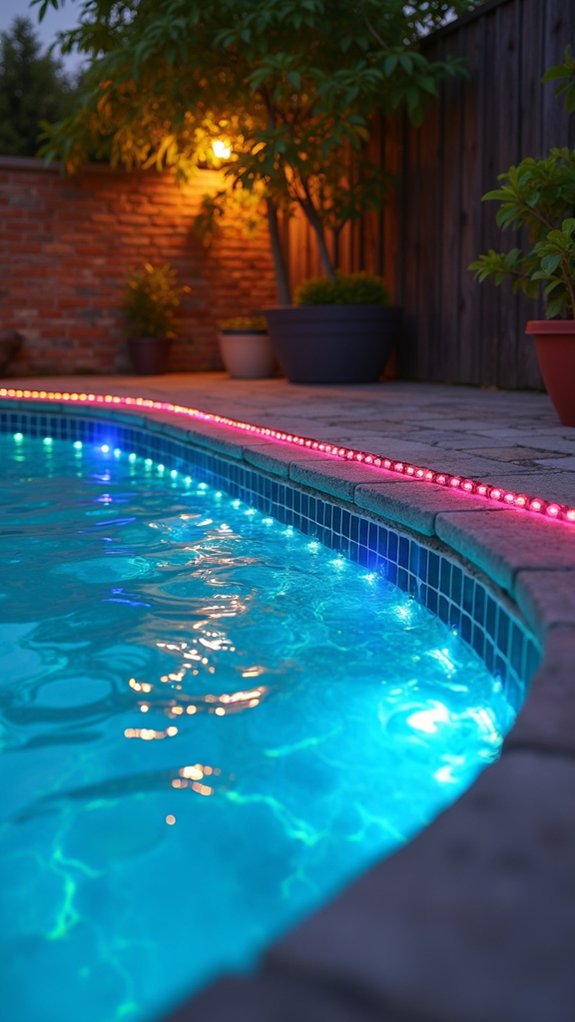 24 Fun Pool Party Lighting Ideas That Keep the Energy High vibrant energy efficient pool lighting