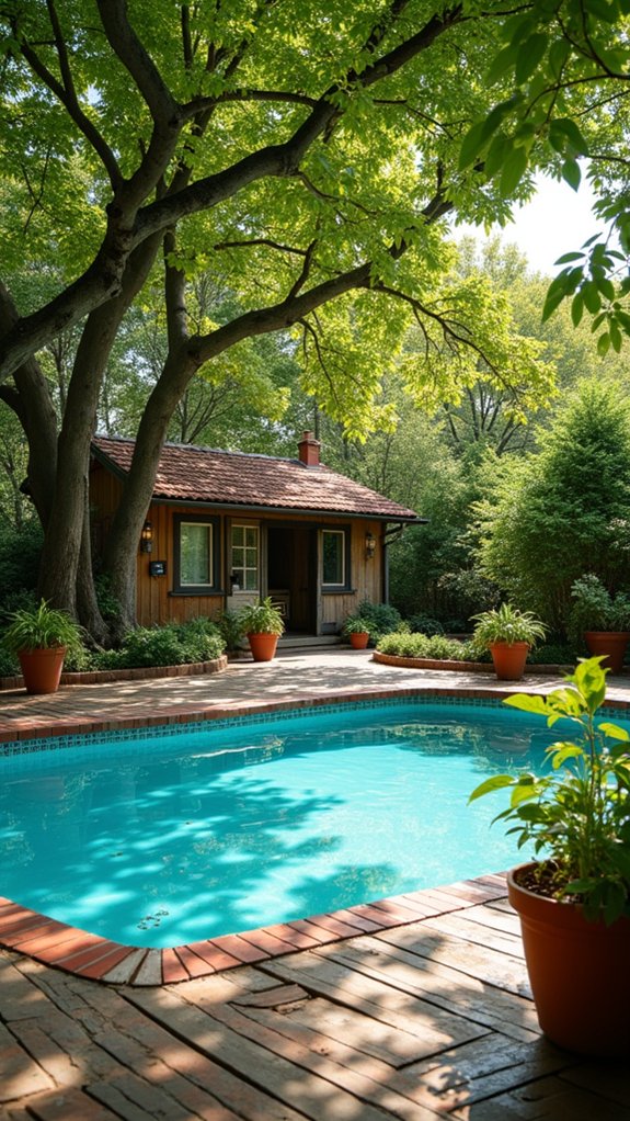 25 Shade Trees For Pool Area Ideas That Bring Cooling Greenery vibrant fall colors shade