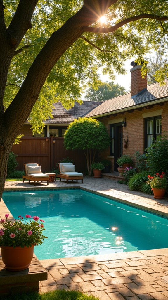 25 Shade Trees For Pool Area Ideas That Bring Cooling Greenery vibrant shade for relaxation