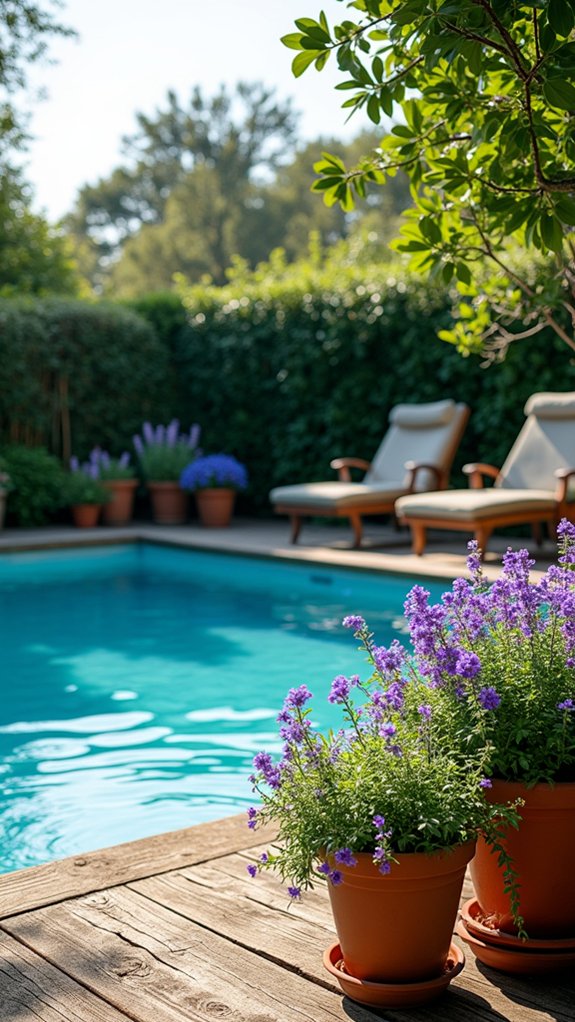 21 Pretty Shade Plants Around Pool Ideas That Add Color and Cover vibrant shade loving pool plants