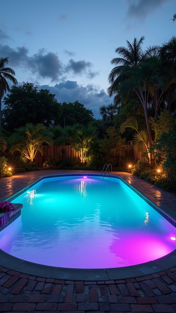 22 Bright Underwater Pool Lighting Ideas That Make Swims More Fun vibrant underwater lighting magic