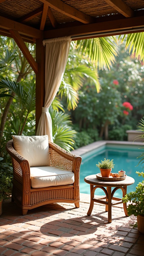 22 Tropical Pool Cabana Ideas That Feel Vacation Ready vintage elegance and charm