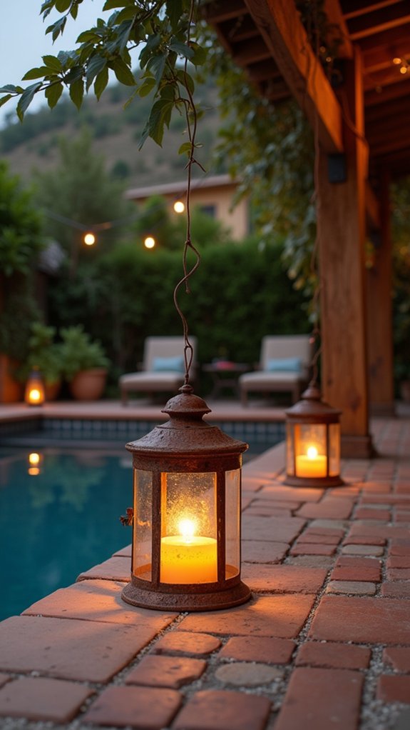 23 Warm Pool Wall Lighting Ideas That Wash Surfaces With Gentle Light warm inviting pool ambiance