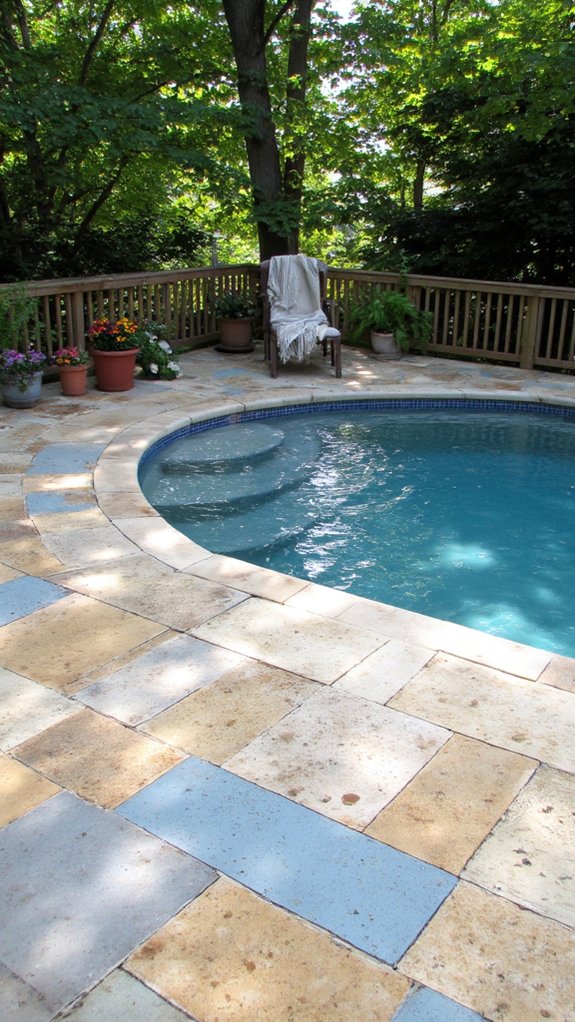 23 Practical Pool Tile Choices Built To Last Outdoors affordable durable stylish tiles