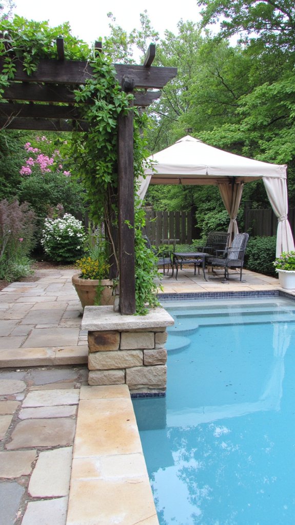 22 Dreamy Backyard Pool Landscaping Ideas For A Resort Feel attractive outdoor shade solutions