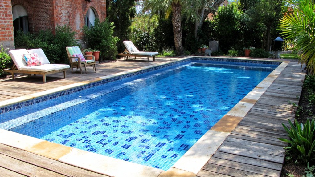 20 Cool Blue Pool Tile Ideas For Crystal Clear Water blue pool tile inspirations