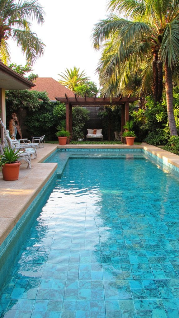 24 Luxurious Pool Tile Ideas Inspired By Private Resorts bold colors and unique styles