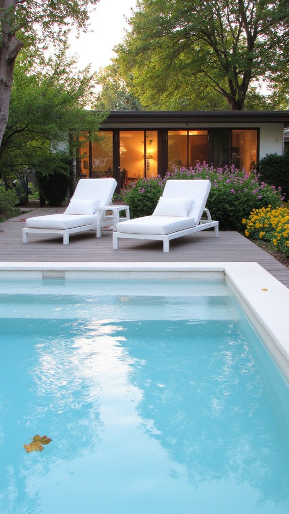 22 Inspiring Pool Color Ideas That Shift The Entire Mood bright white pool aesthetics