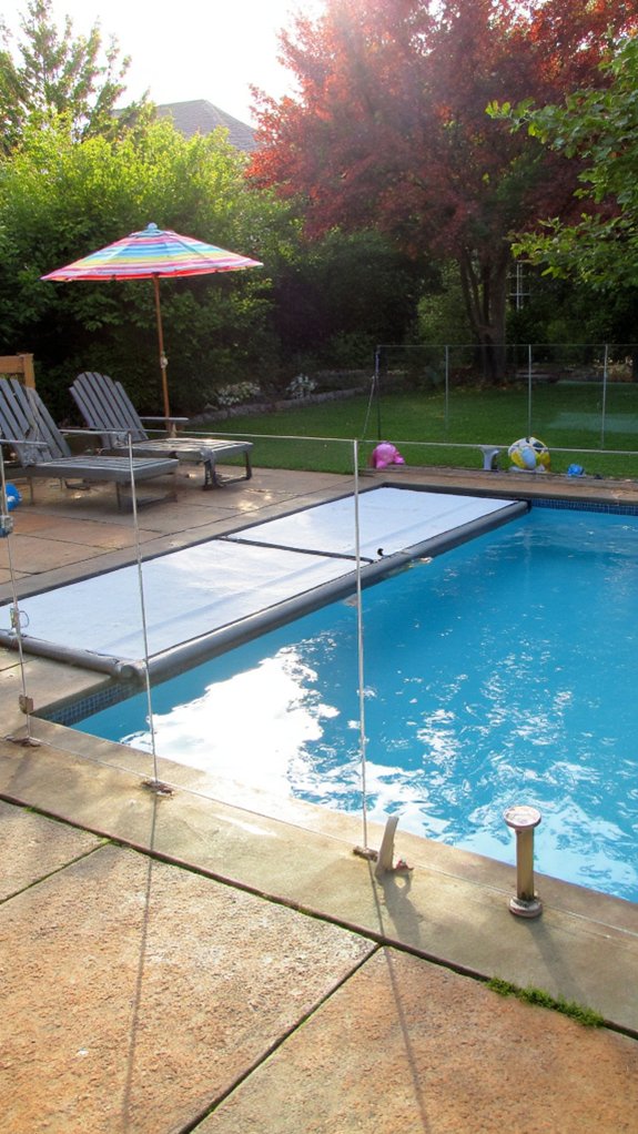 23 Gorgeous Backyard Swimming Pool Ideas For Everyday Relaxation child safe pool environment enhancements