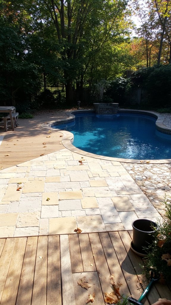 18 Custom Backyard Pool Ideas Tailored To Your Space choosing durable pool decking
