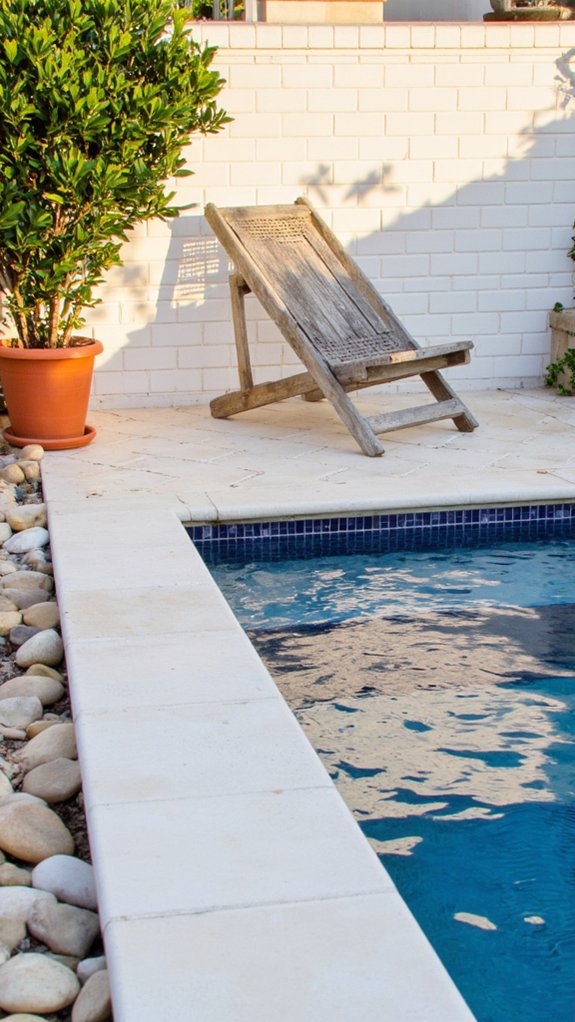 18 Durable Porcelain Pool Tile Ideas That Look Luxe classic subway tile elegance