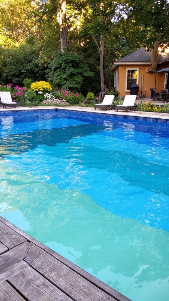 21 Stunning Pool Tile Ideas That Instantly Elevate Your Backyard colorful pool tile transitions