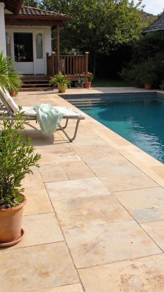 24 Gorgeous Pool Tile Inspiration Worth Saving Right Now comfortable non slip tile options