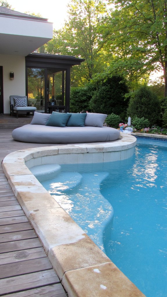 21 Bold Modern Pool Design Inspiration For Contemporary Homes comfortable poolside seating options